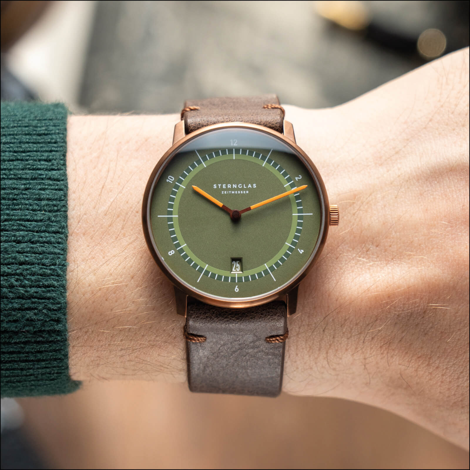 sternglas-naos-edition-1905-uhr-38-mm-bronze-leder image 2