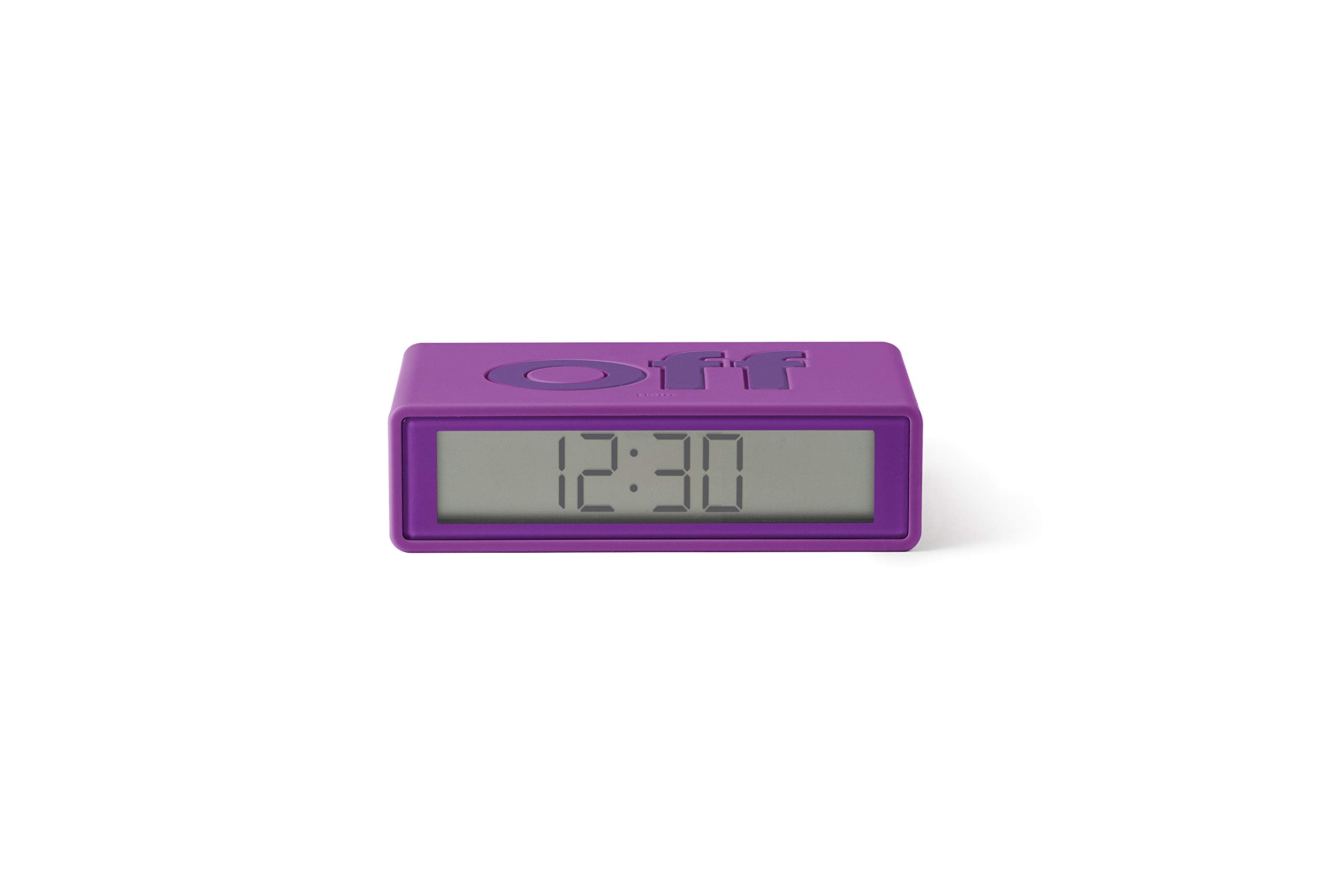 lexon-flip-travel-mini-wecker-violett-wendbar image 2