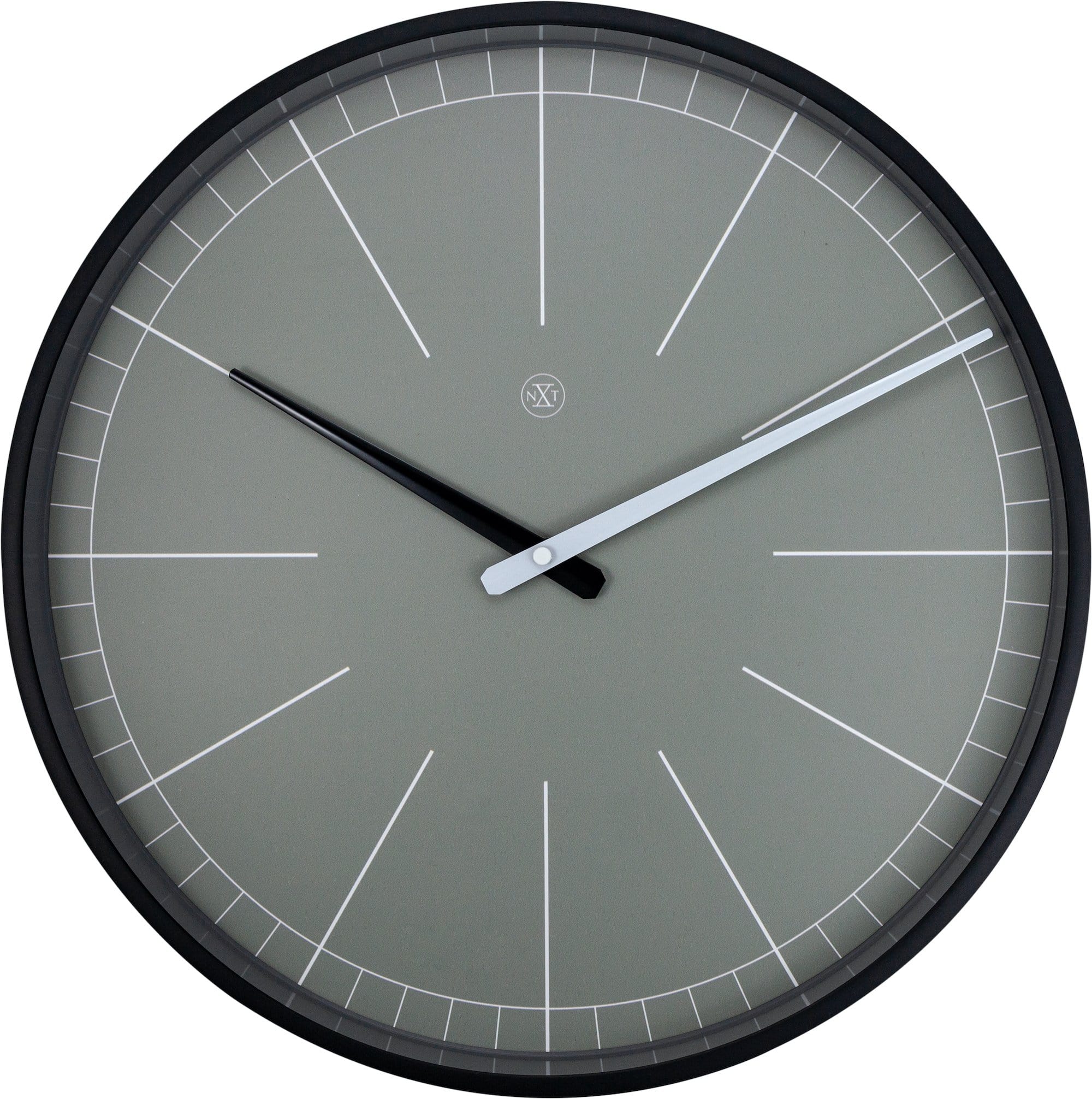 nxt-gray-wanduhr-40-cm-kunststoff-minimalistisch image 1