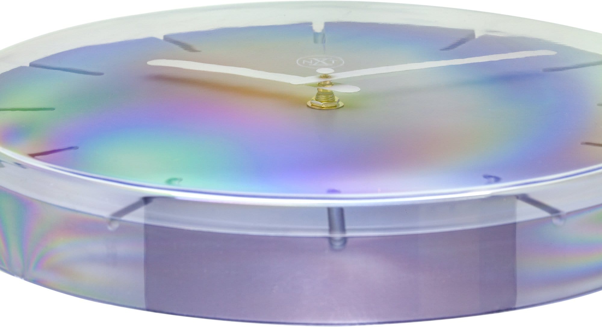 nextime-sweet-wanduhr-29-5-cm-kunststoff-grau-lachs image 6