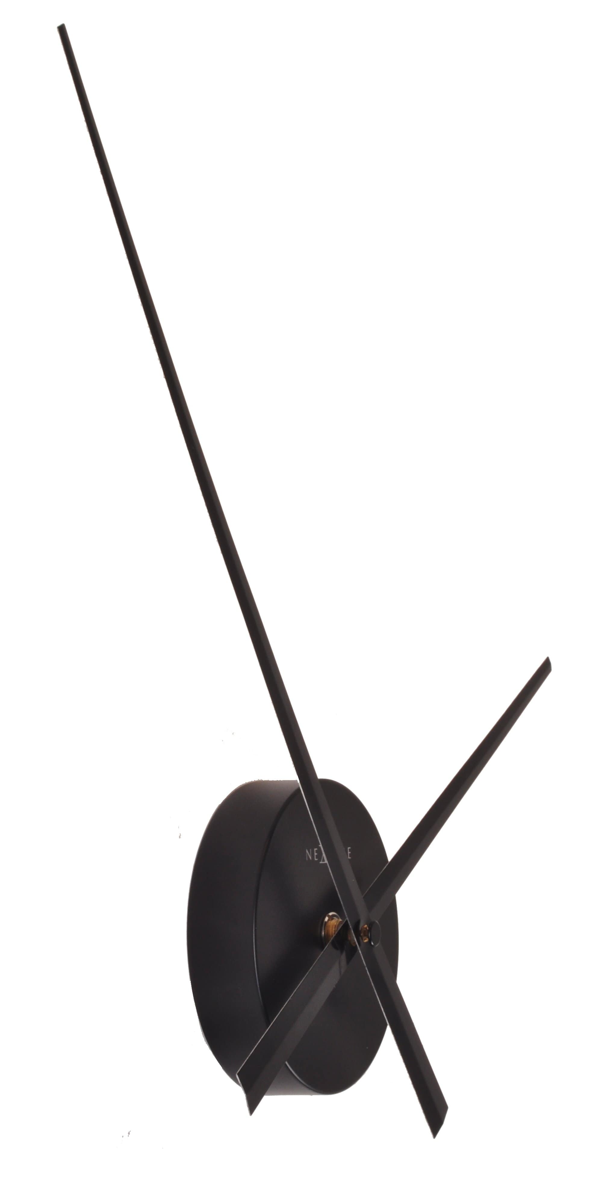 nextime-small-hands-wanduhr-48-cm-aluminium-diy-klebeziffern-schwarz image 2