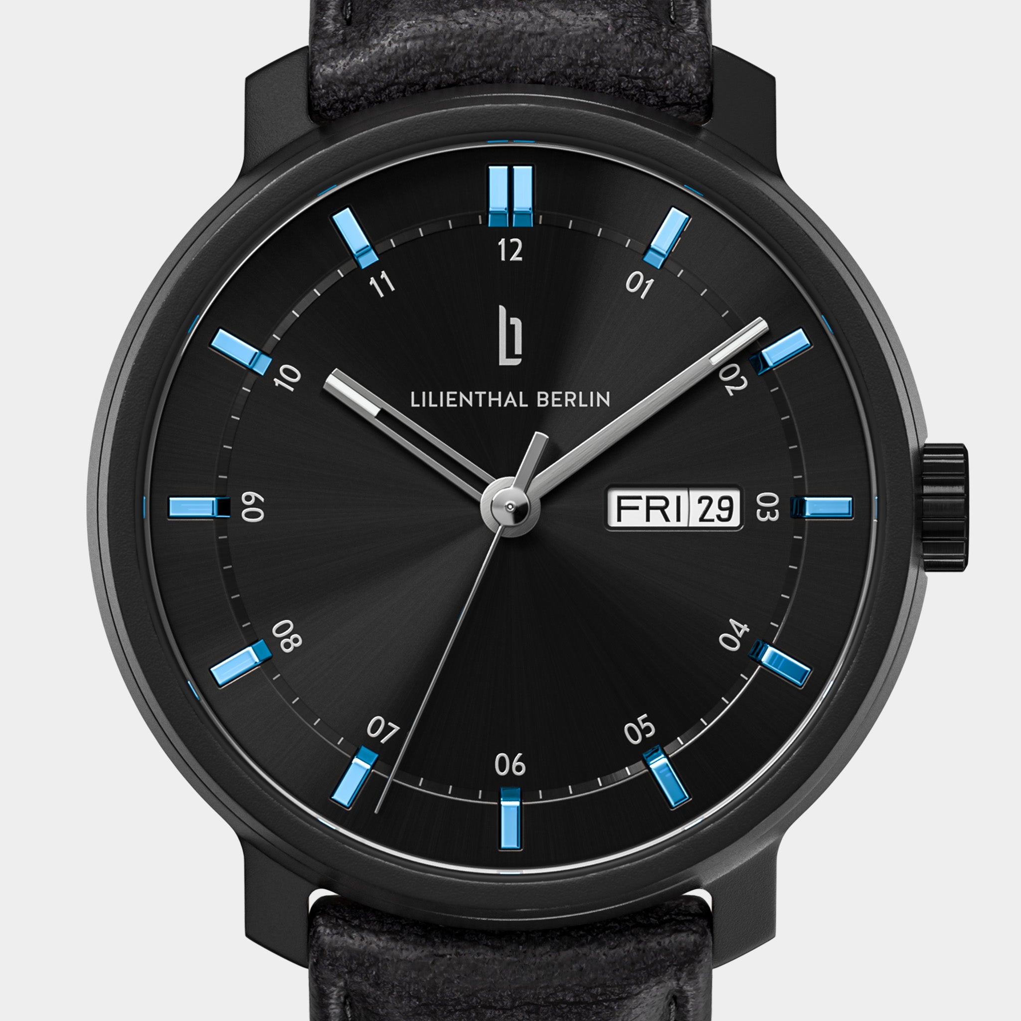 lilienthal-berlin-neolux-day-date-automatikuhr-black-blue image 6