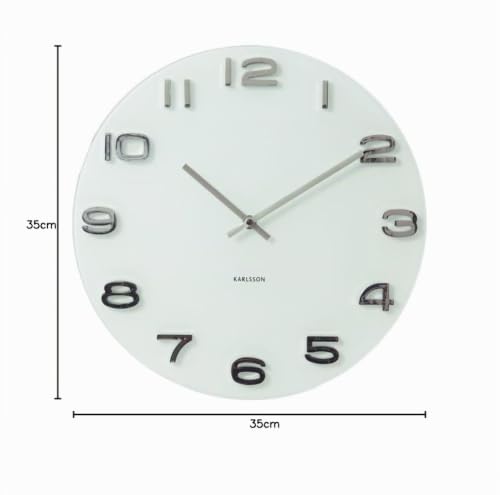karlsson-vintage-wanduhr-wei-35-cm image 7