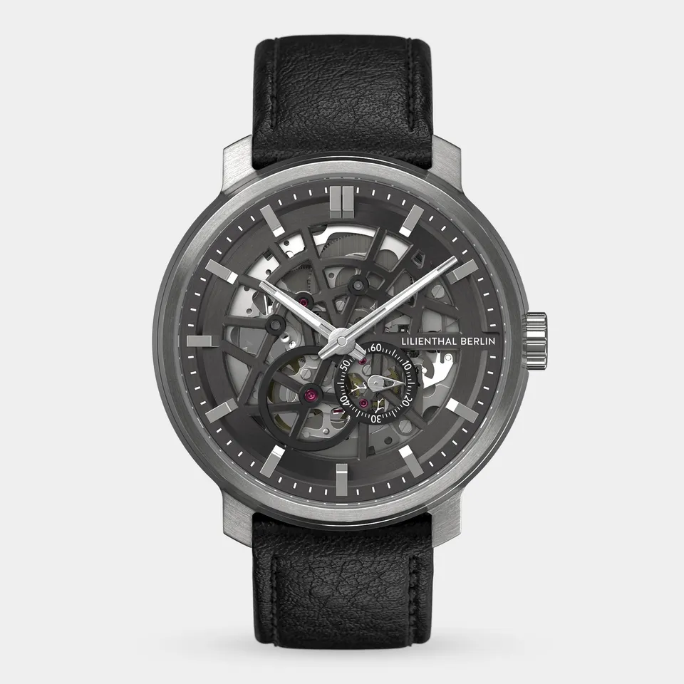 lilienthal-berlin-neolux-skeleton-automatikuhr-silver-grey-42-mm image 1