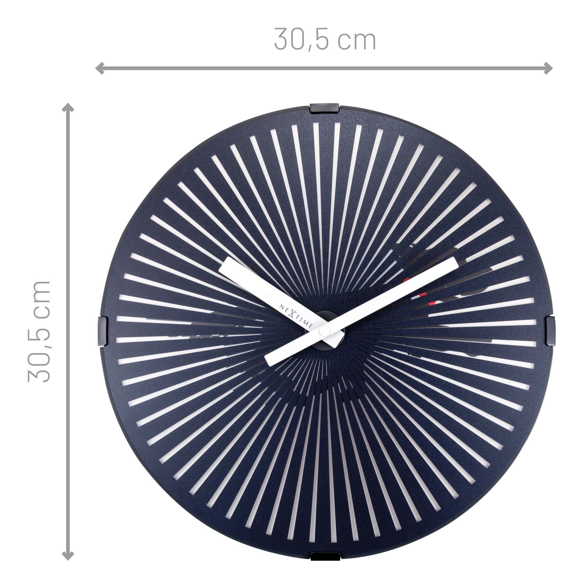 nextime-running-dog-wanduhr-30-5-cm-motion-uhr-schwarz-kunststoff image 5