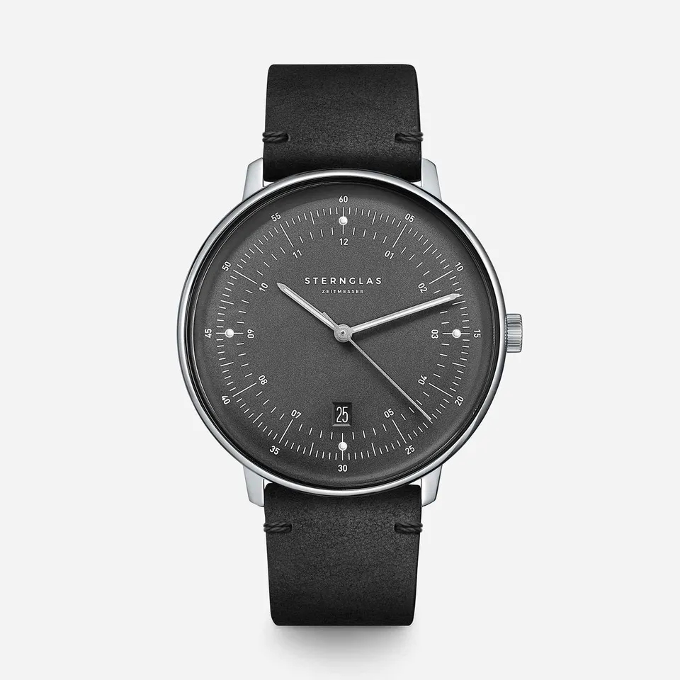 sternglas-hamburg-graphit-armbanduhr-42-mm-quarz image 1