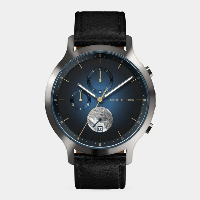 lilienthal-berlin-chronograph-meteorite-midnight-gold image 1