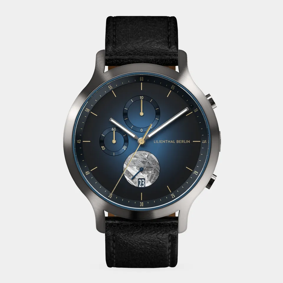 lilienthal-berlin-chronograph-meteorite-midnight-gold image 1