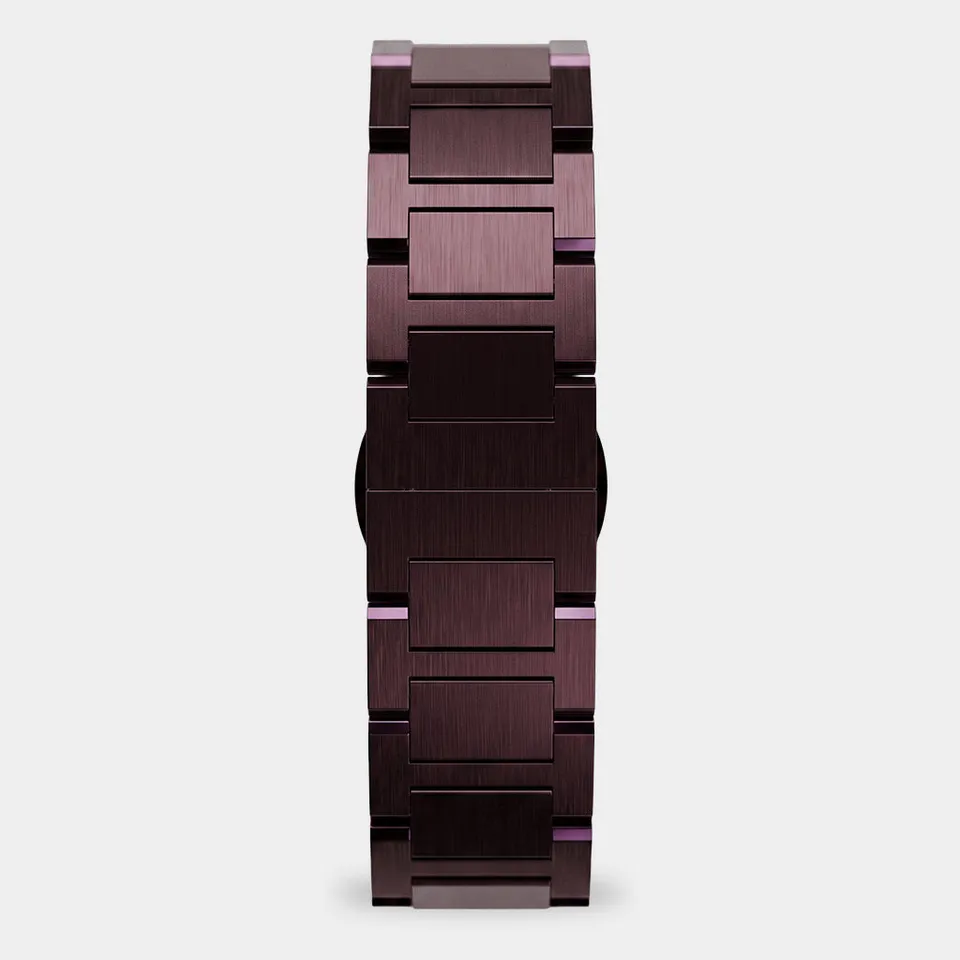lilienthal-berlin-edelstahl-armband-burgundy-f-r-lilienthal-1 image 1