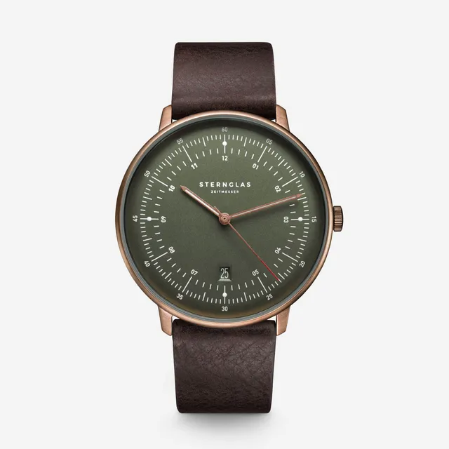 sternglas-hamburg-edition-bronze-quarzuhr-42-mm image 1