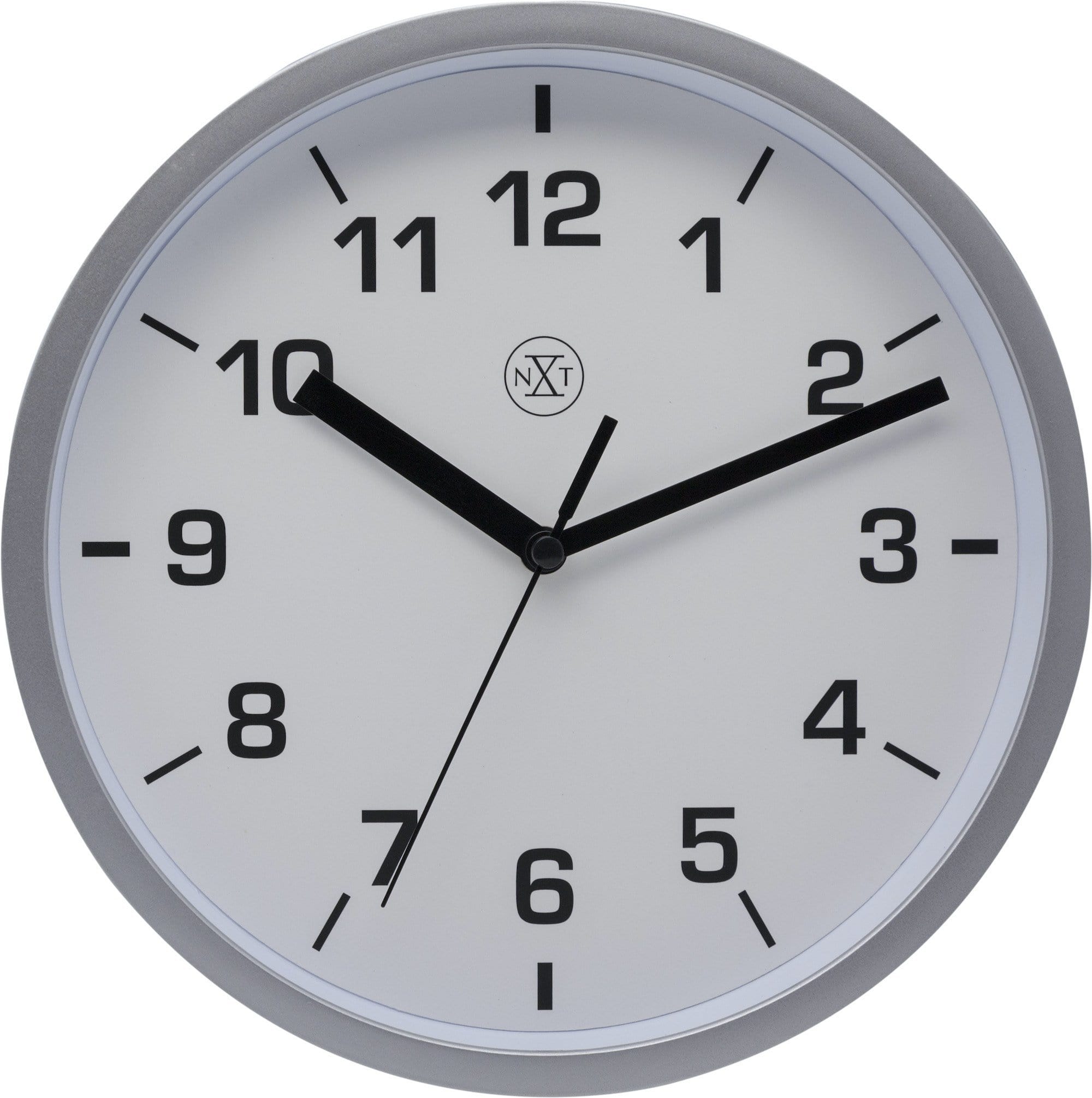 nextime-easy-small-wanduhr-20-cm-kunststoff-wei image 5