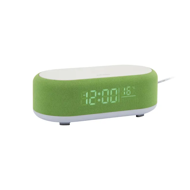karlsson-vogue-wecker-hellgr-n-19-8-x-9-8-x-7-cm-mit-bluetooth-lautsprecher-und- image 1