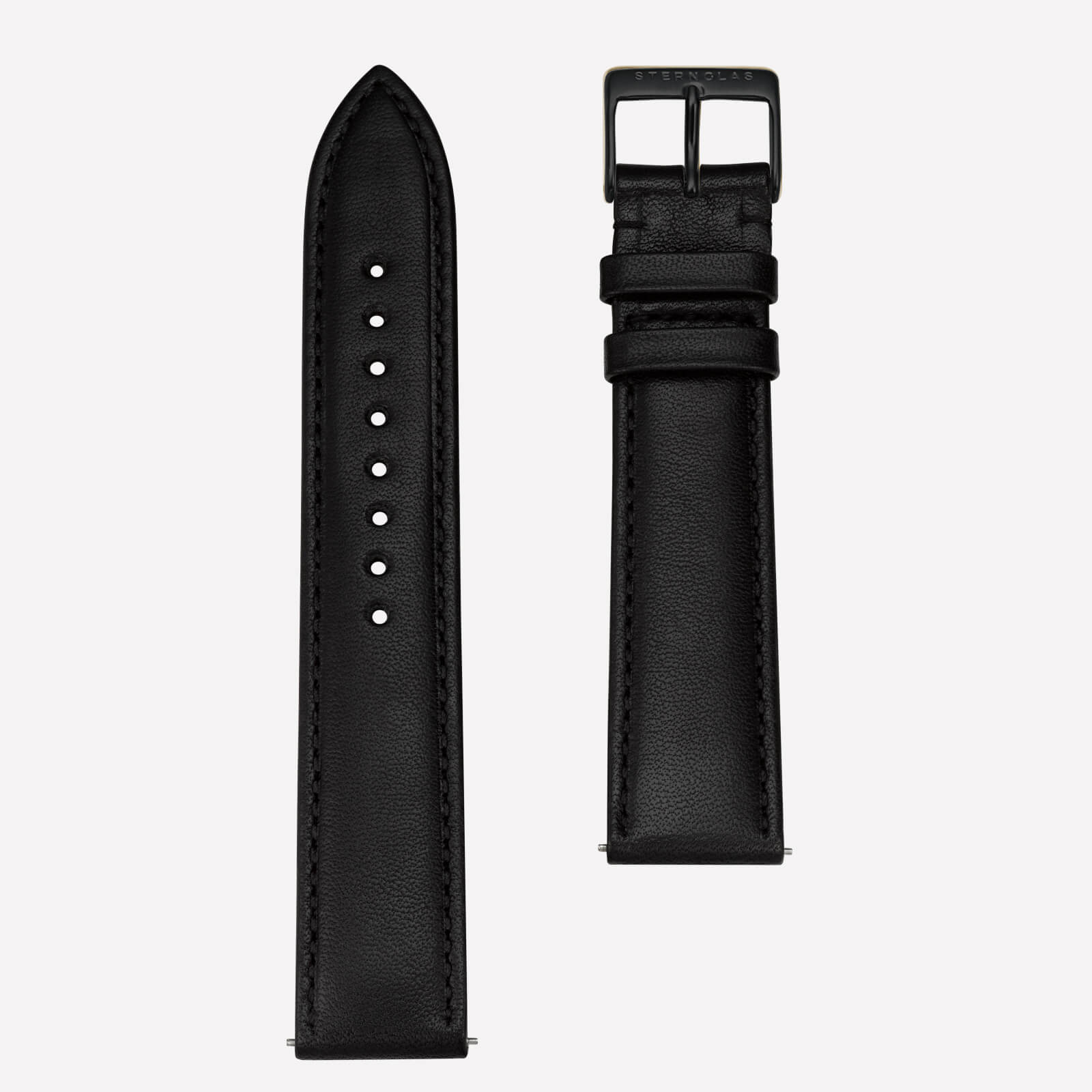 sternglas-modena-20-lederarmband-schwarz-silber-xl-20-mm image 3
