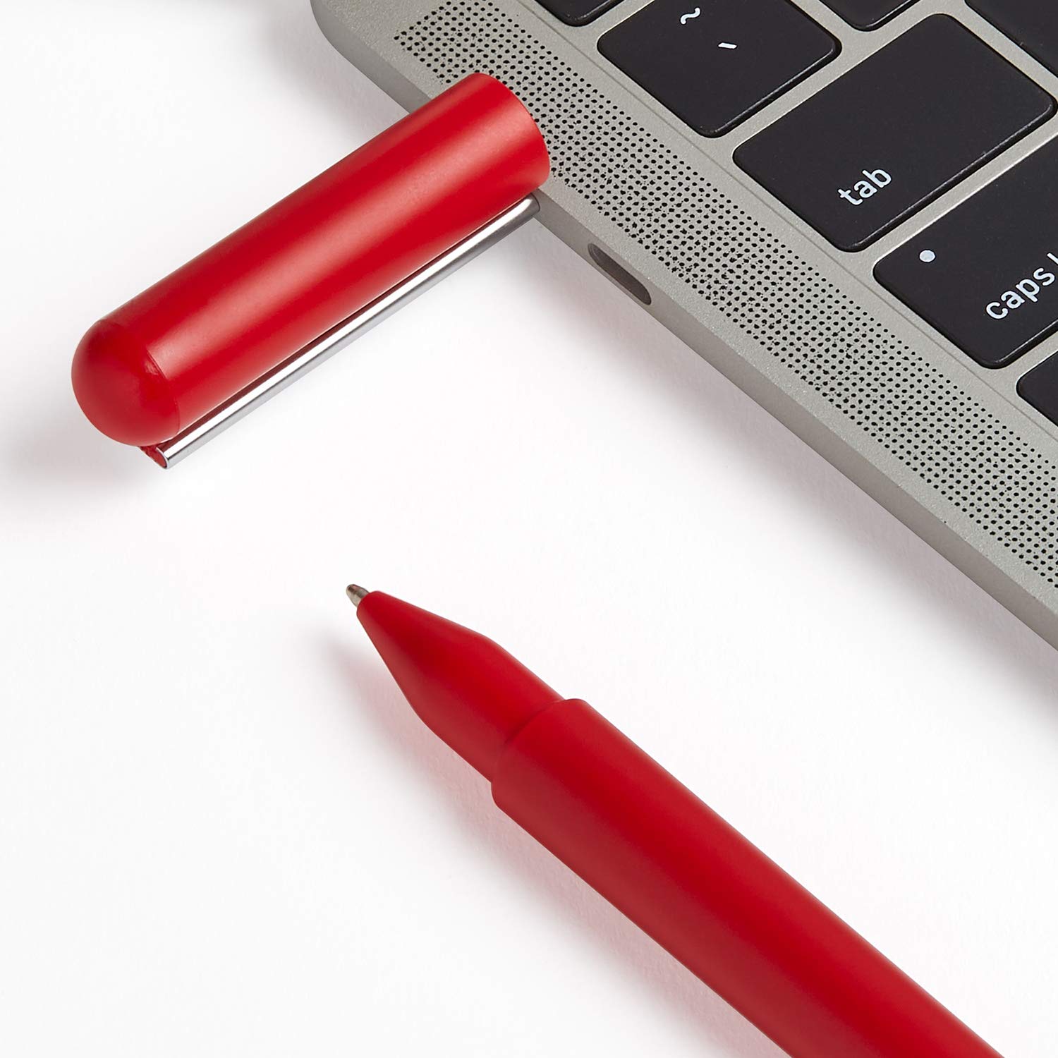 lexon-c-pen-kugelschreiber-mit-32-gb-usb-c-stick-rosso image 1
