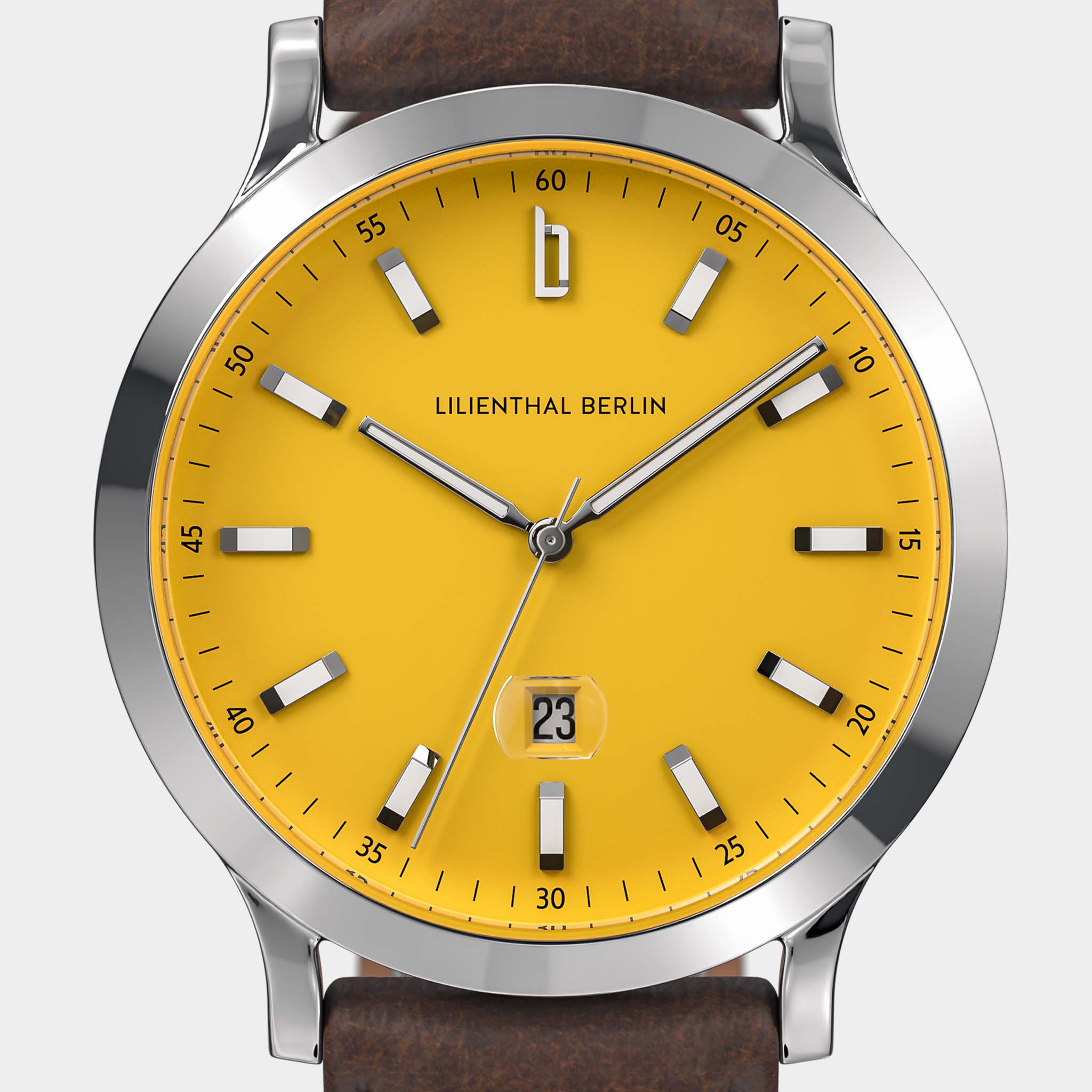 lilienthal-berlin-huxley-ii-armbanduhr-canary-yellow-40-mm image 6