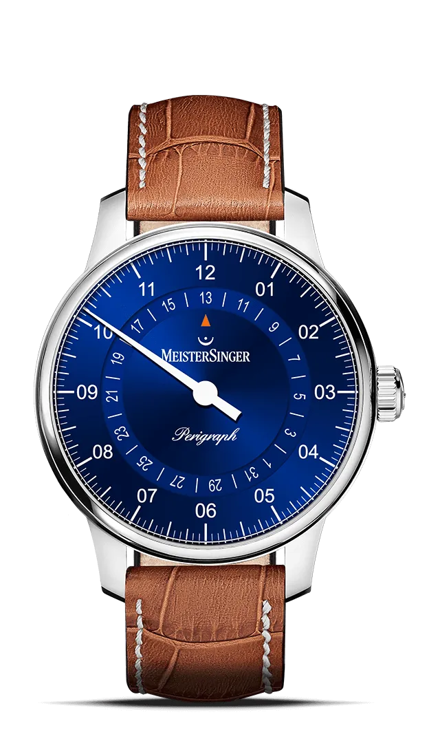 meistersinger-perigraph-38mm-sonnenschliff-blau image 1