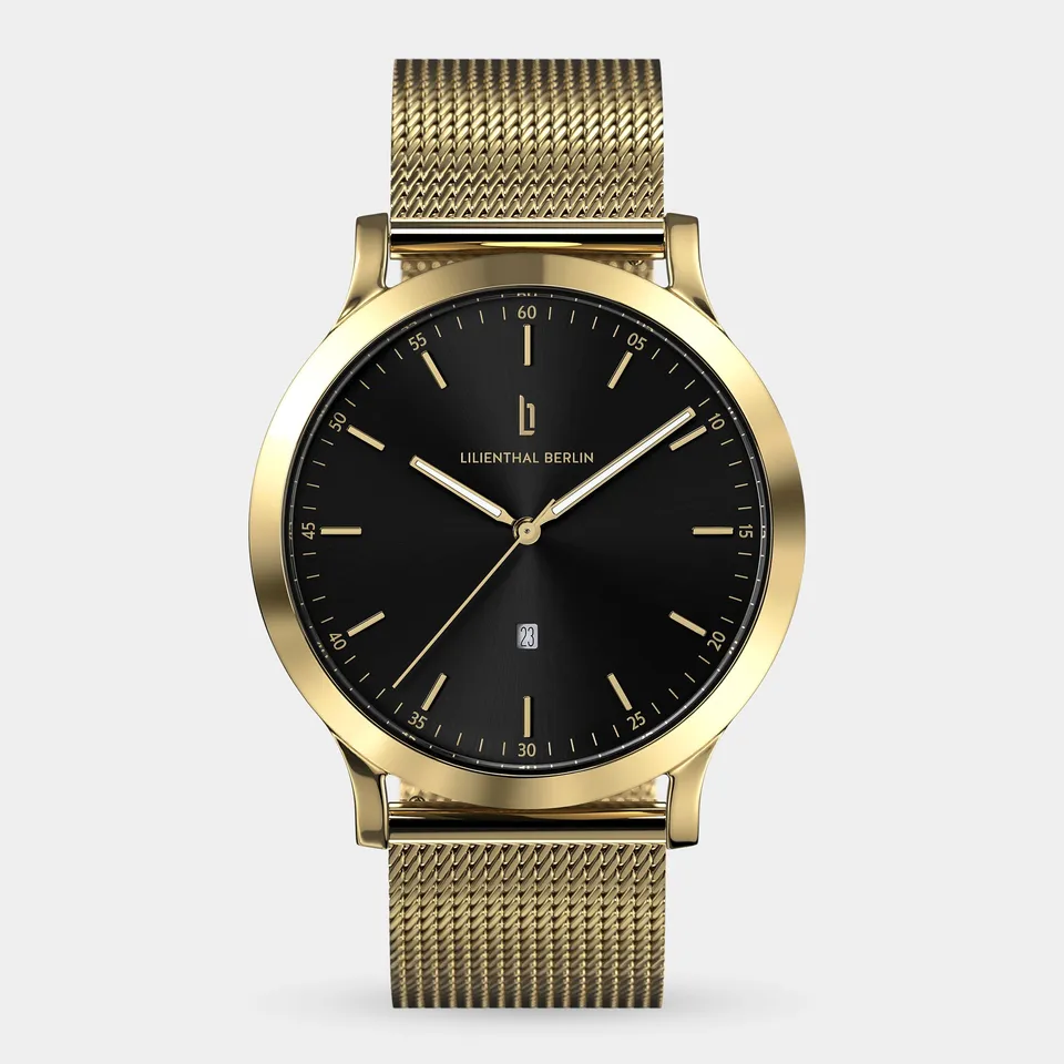 lilienthal-berlin-huxley-gold-black-herrenuhr-40-mm image 1