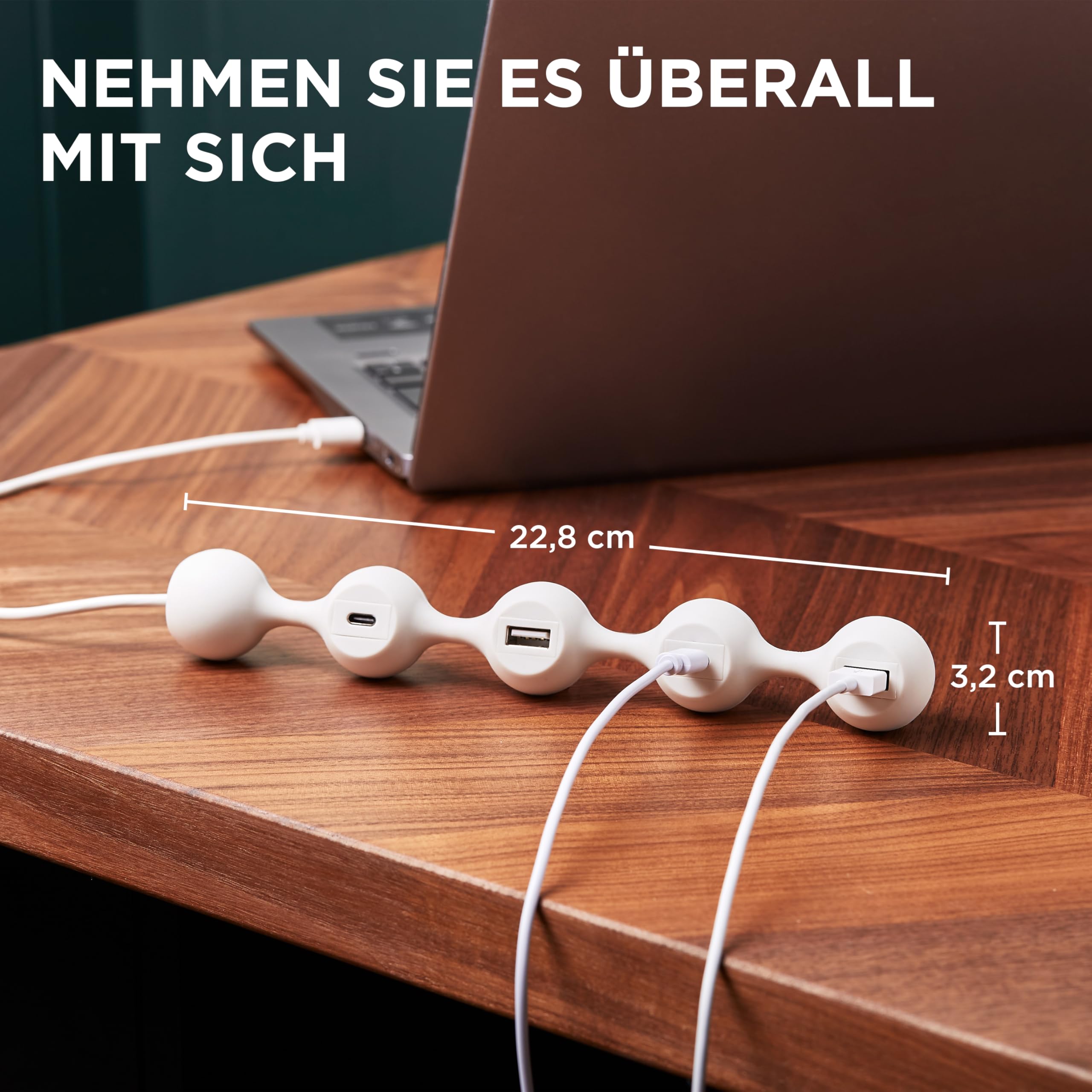lexon-peas-hub-4-in-1-usb-c-adapter-schwarz image 3