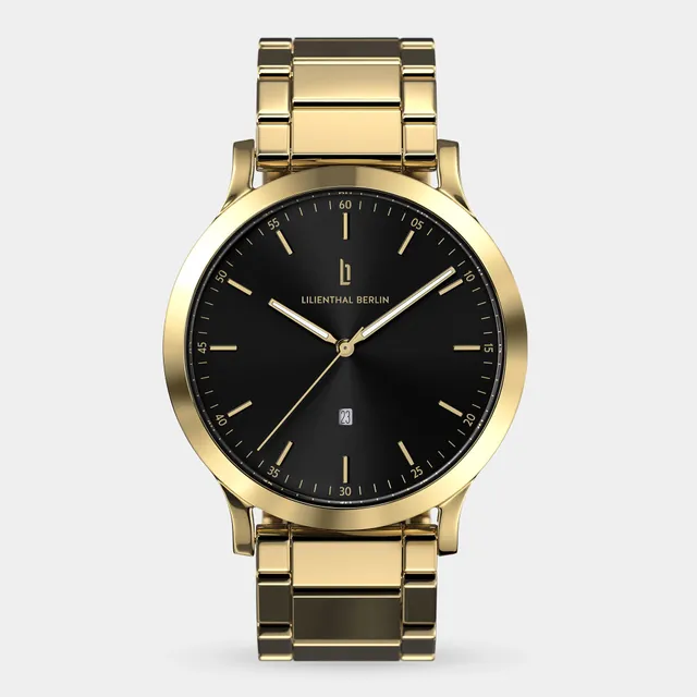 lilienthal-berlin-huxley-gold-black-armbanduhr-40-mm image 1
