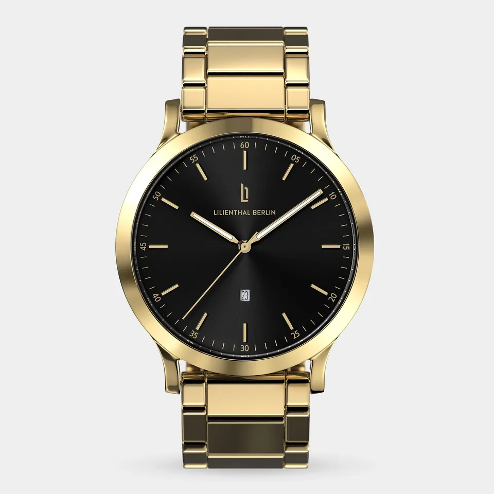 lilienthal-berlin-huxley-gold-black-armbanduhr-40-mm image 1