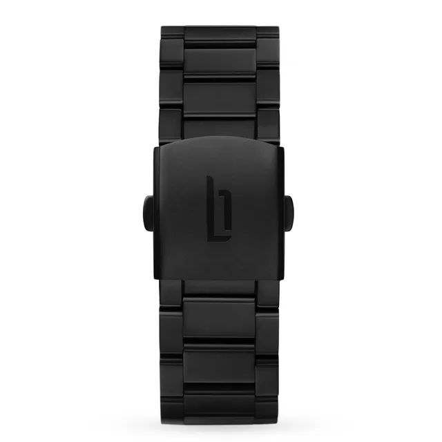 lilienthal-berlin-edelstahlarmband-black-matte-wechselarmband image 1