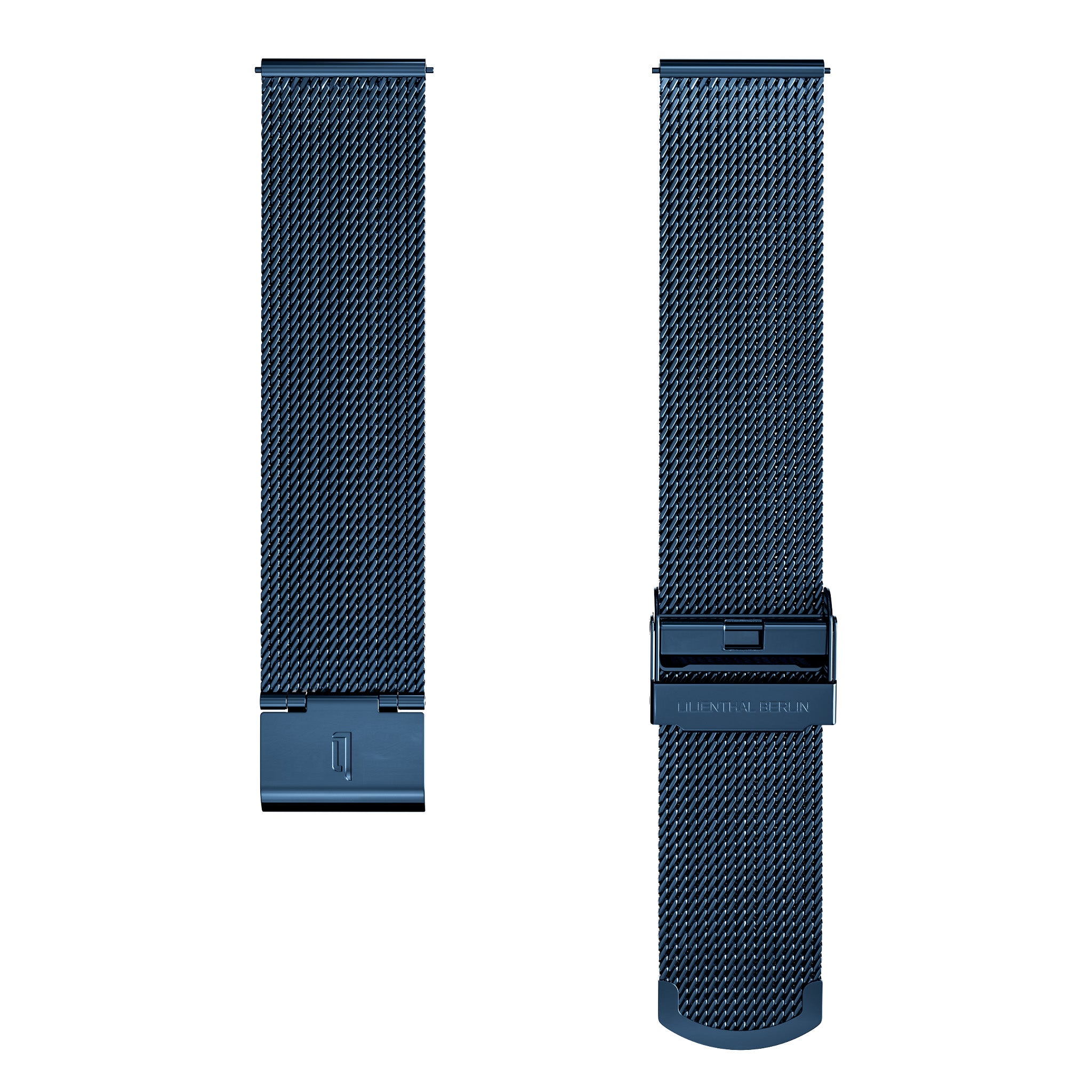 lilienthal-berlin-mesh-armband-blue-glossy-milanaise-wechselarmband image 3