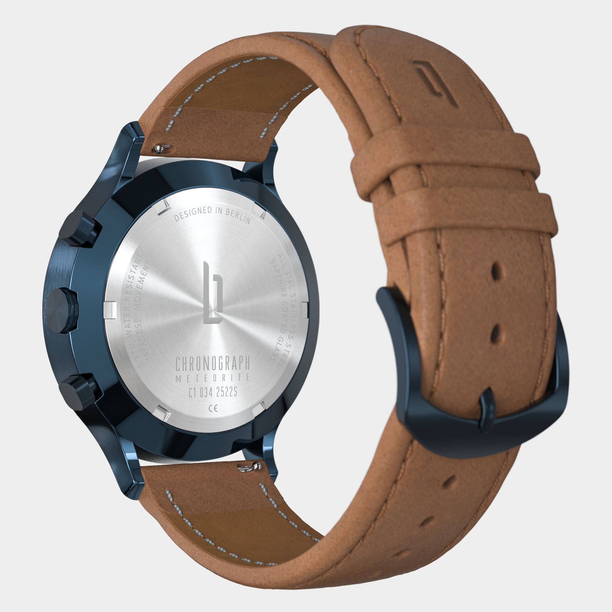lilienthal-berlin-chronograph-meteorite-stellar-blue-chronograph-mit-meteorit image 8