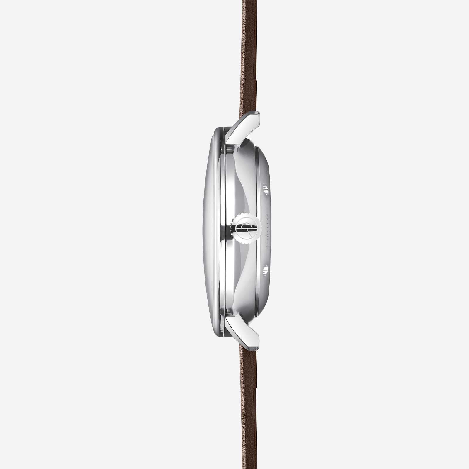 sternglas-naos-xl-automatik-herrenuhr-42-mm-silber-mit-lederarmband image 4