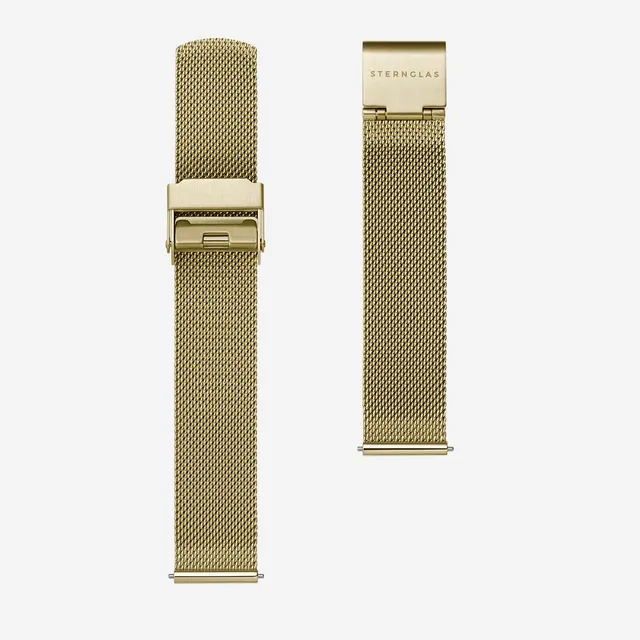 sternglas-milanaise-armband-16-mm-champagner-gold image 1