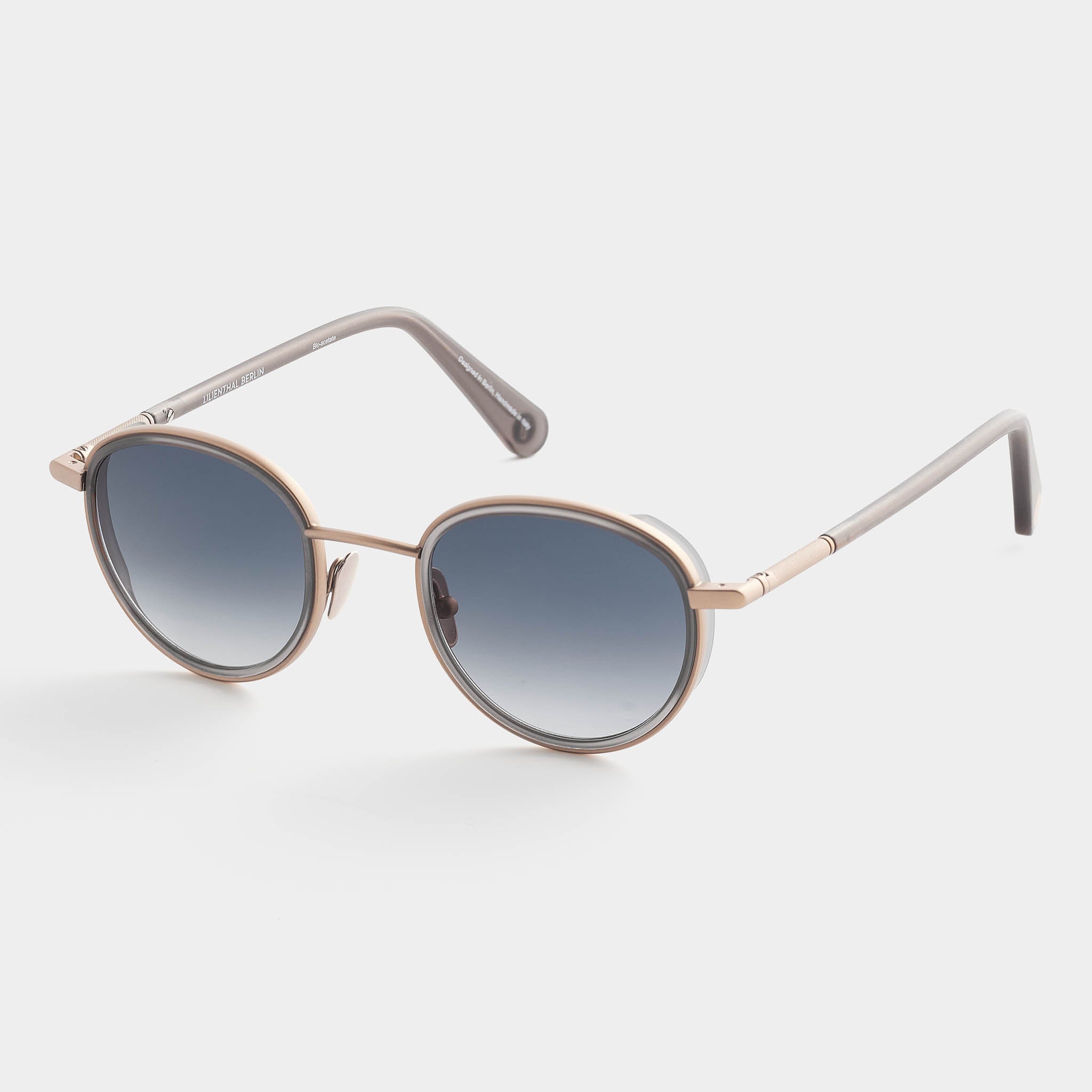 lilienthal-berlin-fusion-pop-sonnenbrille-rosegold-gray-gray-medium-fit image 2