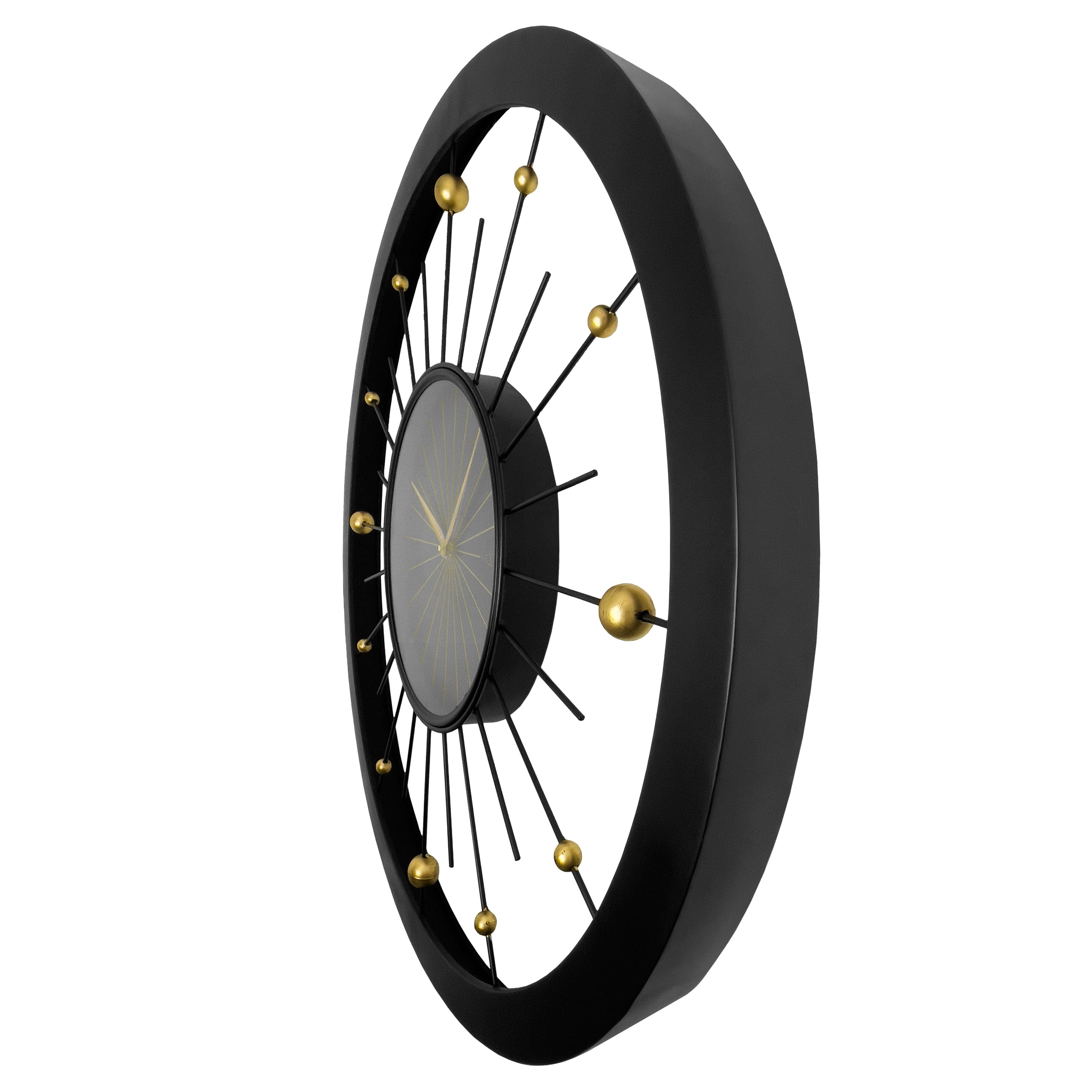 nextime-orbit-large-wanduhr-90-cm-metall-schwarz-lautlos image 3