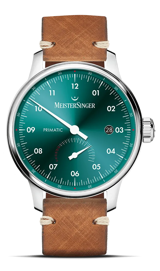 meistersinger-primatic-petrolgr-n-armbanduhr image 1