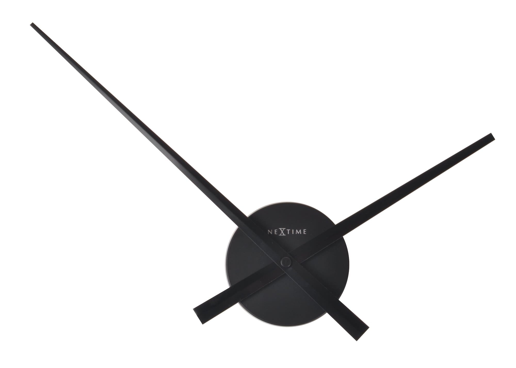 nextime-small-hands-wanduhr-48-cm-aluminium-diy-klebeziffern-schwarz image 7