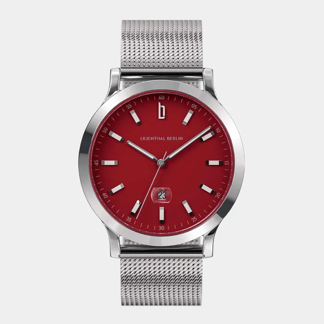lilienthal-berlin-huxley-ii-armbanduhr-crimson-red image 1
