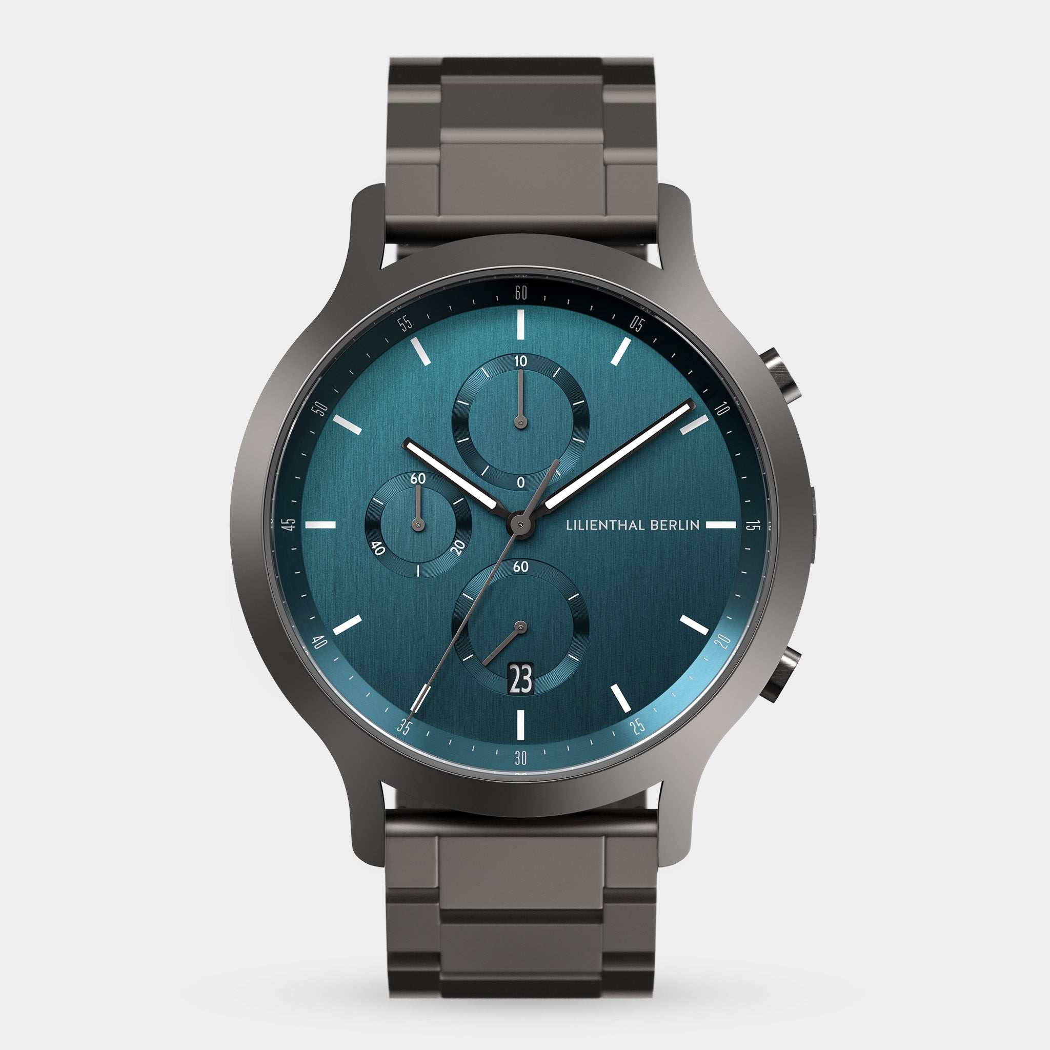 lilienthal-berlin-chronograph-myth-petrol-chrono-uhr image 1