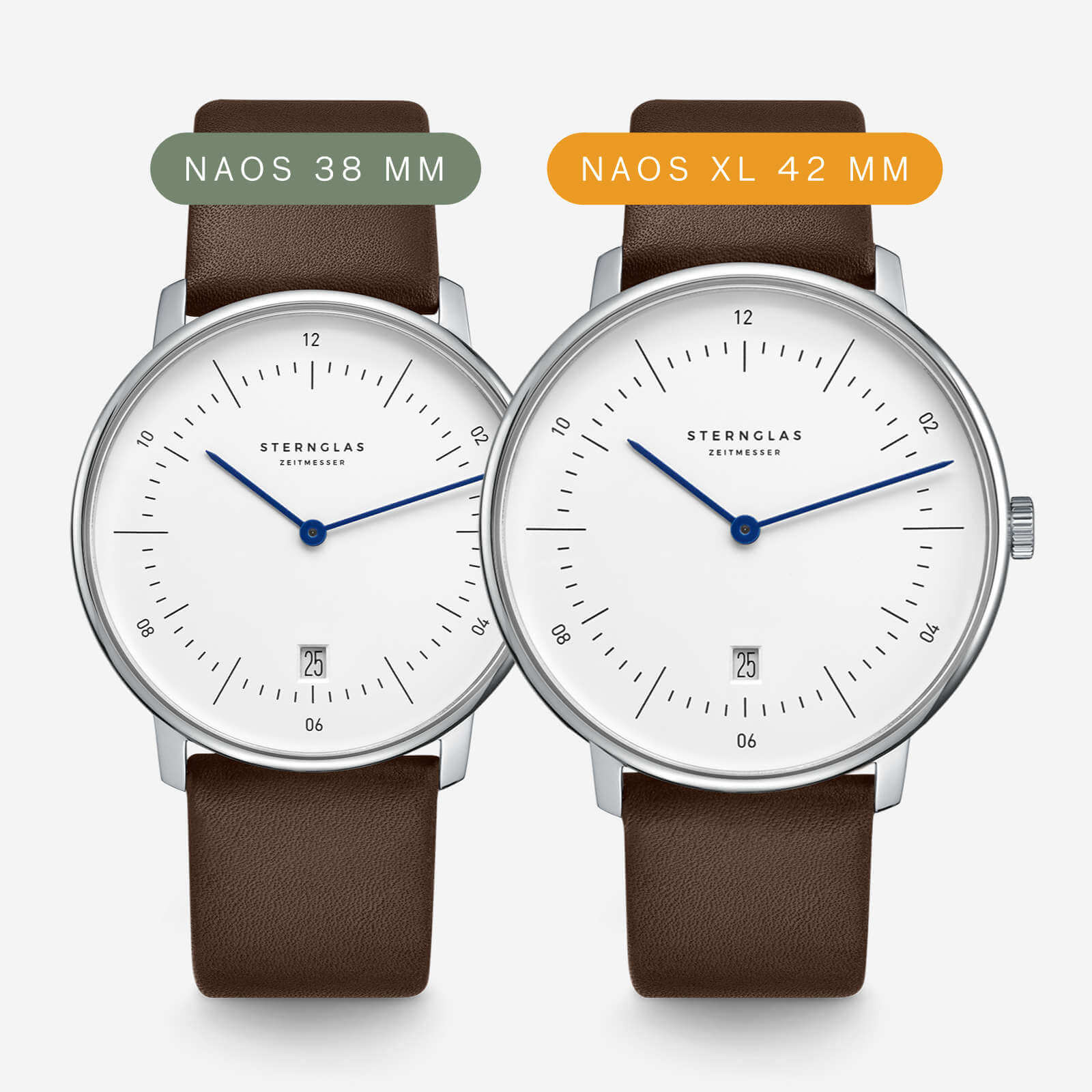 sternglas-naos-xl-wei-herrenuhr-42-mm-leder image 3