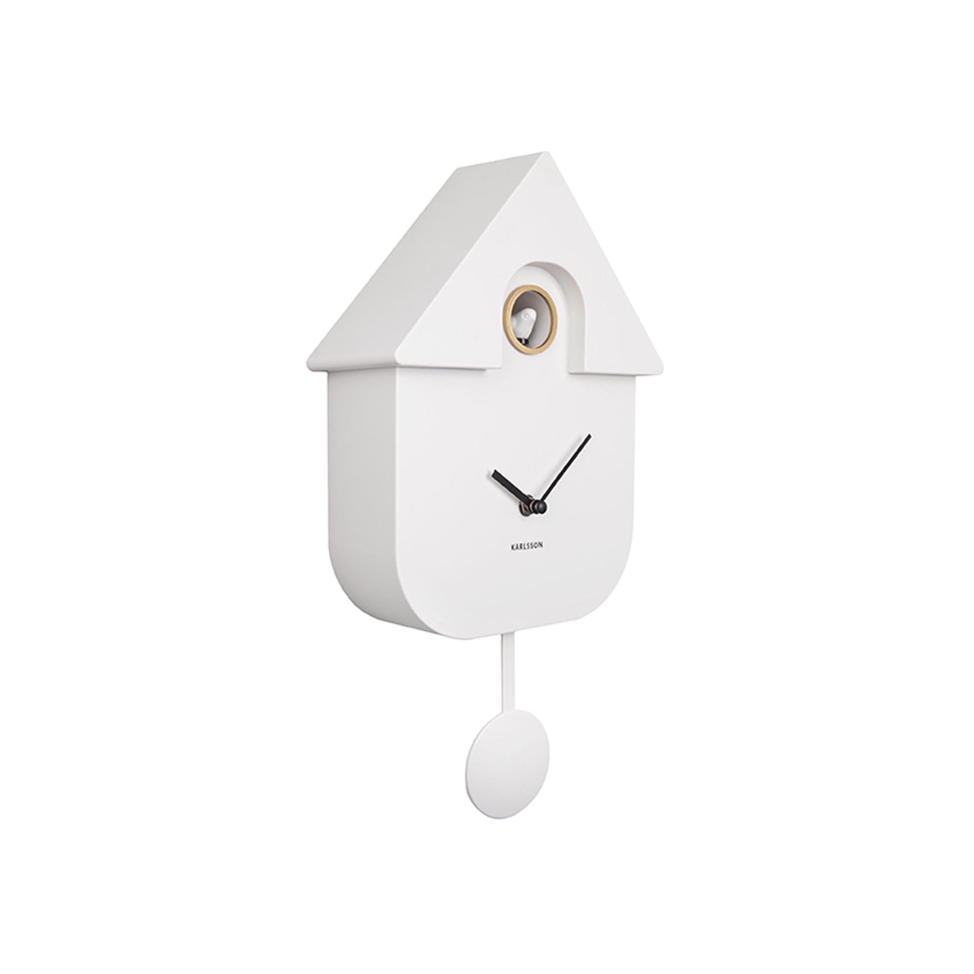 karlsson-modern-cuckoo-wanduhr-wei-8-5x21-5x41-cm-thermoplast image 1