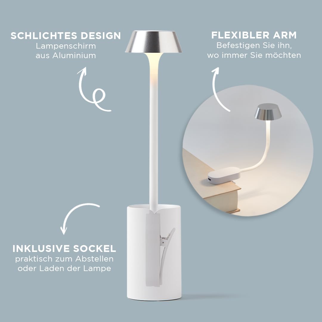 lexon-mimi-led-leselampe-mit-clip-und-tischst-nder-grau-anthrazit image 3