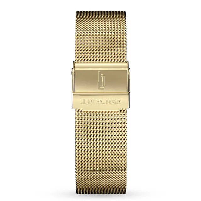 lilienthal-berlin-mesh-armband-gold-polished image 1