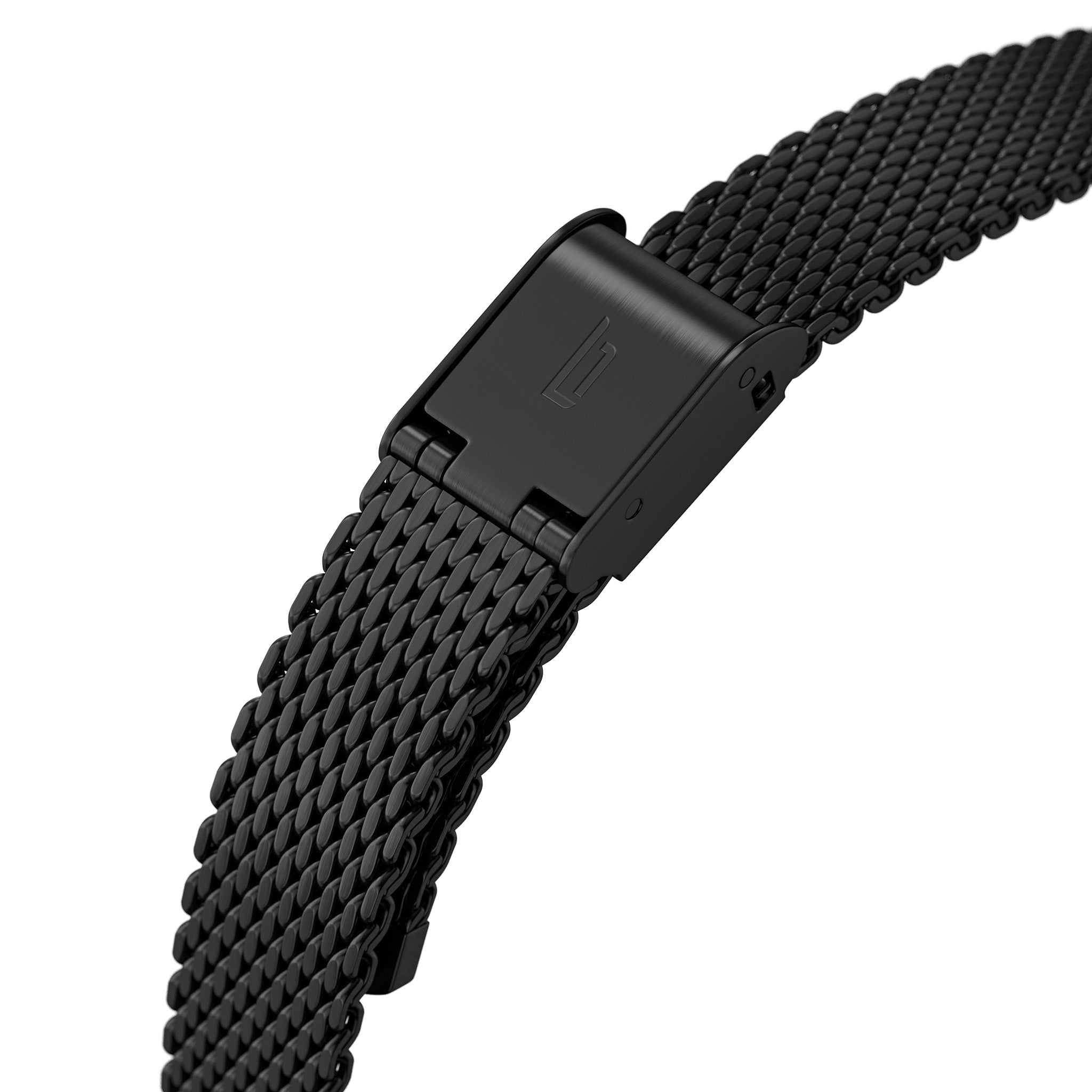 lilienthal-berlin-mesh-armband-black-brushed-wechselarmband image 2