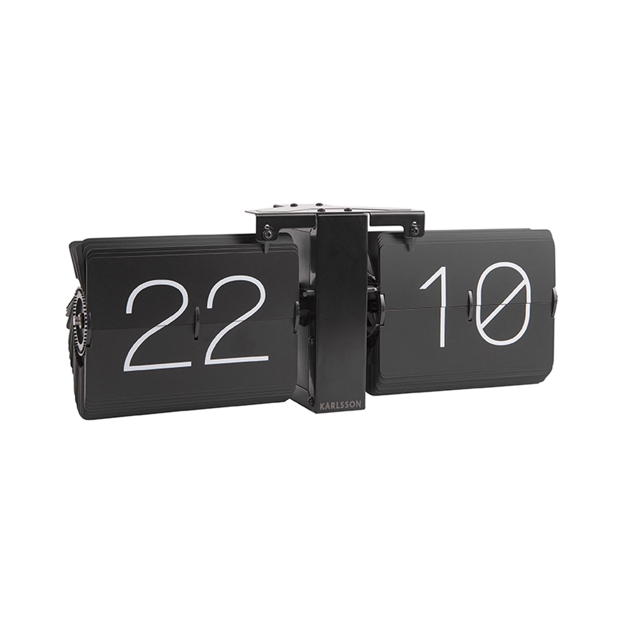 karlsson-flip-clock-no-case-schwarz-36x8-5x14-cm image 1