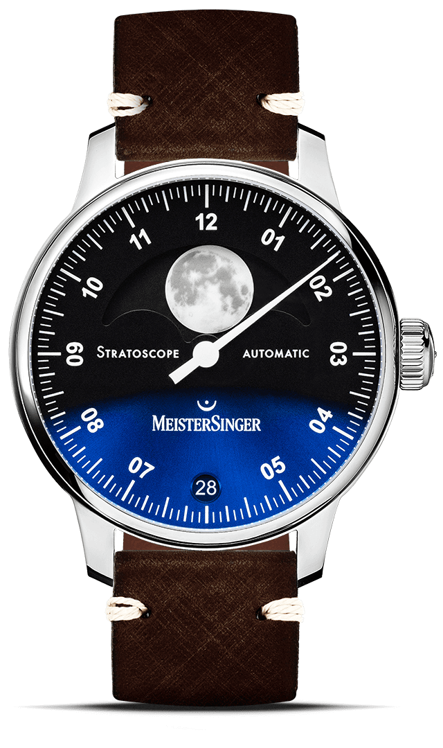 meistersinger-stratoscope-einzeigeruhr image 1