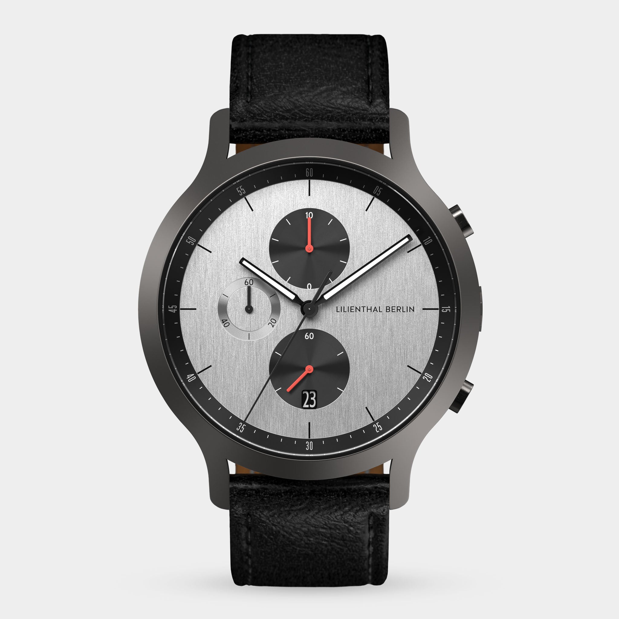 lilienthal-berlin-chronograph-armbanduhr-circuit-schwarz-rot image 1