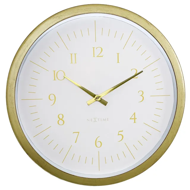 nextime-galaxy-wanduhr-40-cm-kunststoff-schwarz-wei-silent image 1