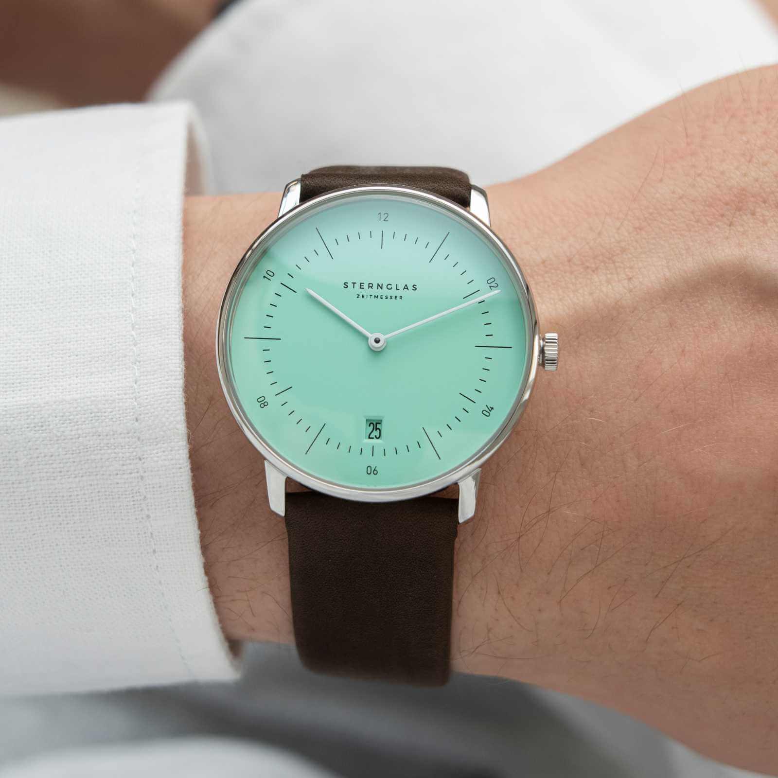 sternglas-naos-damenuhr-herrenuhr-t-rkis-38-mm-leder image 6