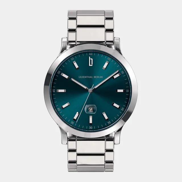 lilienthal-berlin-huxley-ii-oceanic-teal-unisex-uhr-40-mm image 1