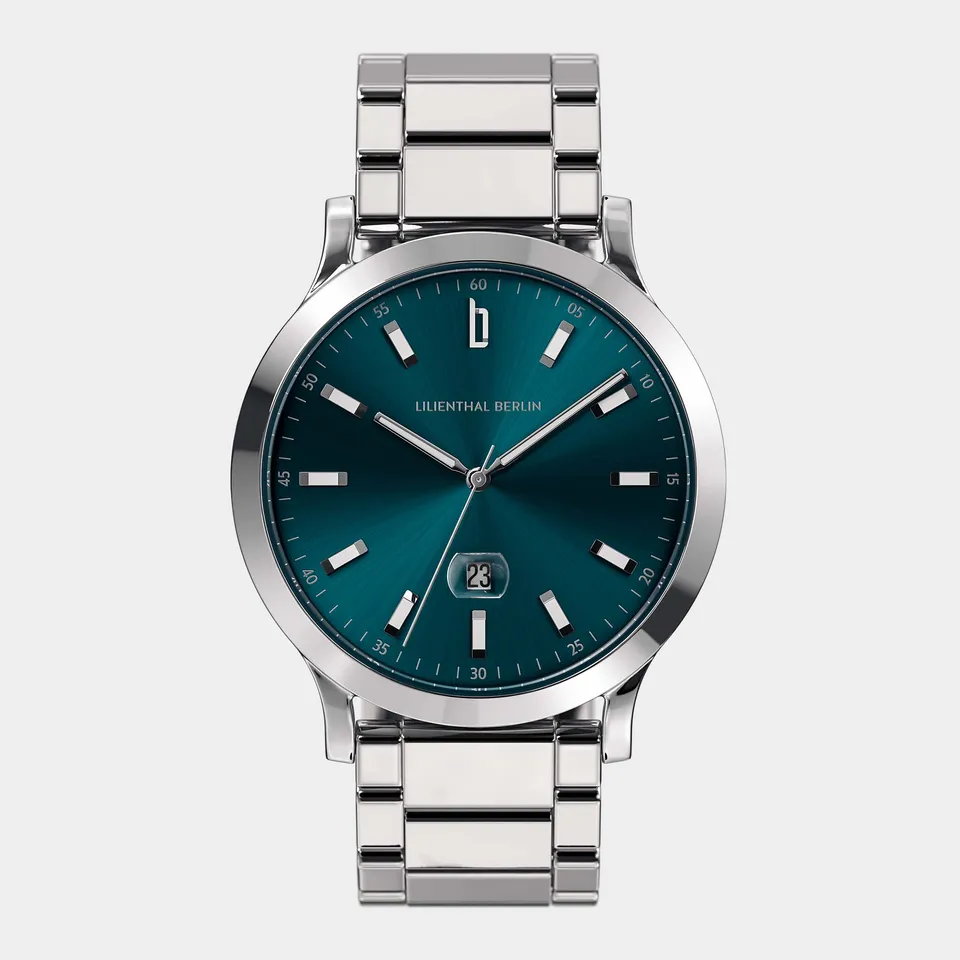 lilienthal-berlin-huxley-ii-oceanic-teal-unisex-uhr-40-mm image 1