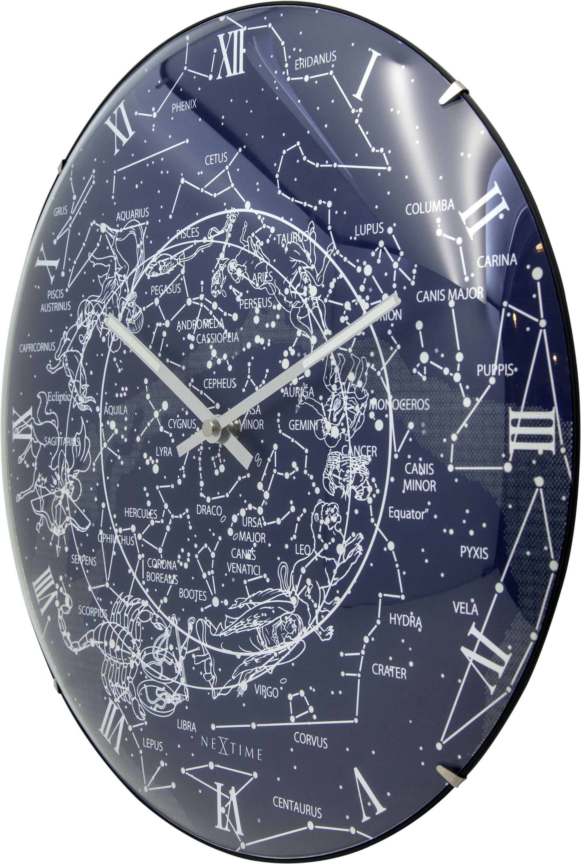 nextime-milky-way-dome-wanduhr-35-6-cm-glow-in-the-dark-mit-glas-dome image 4