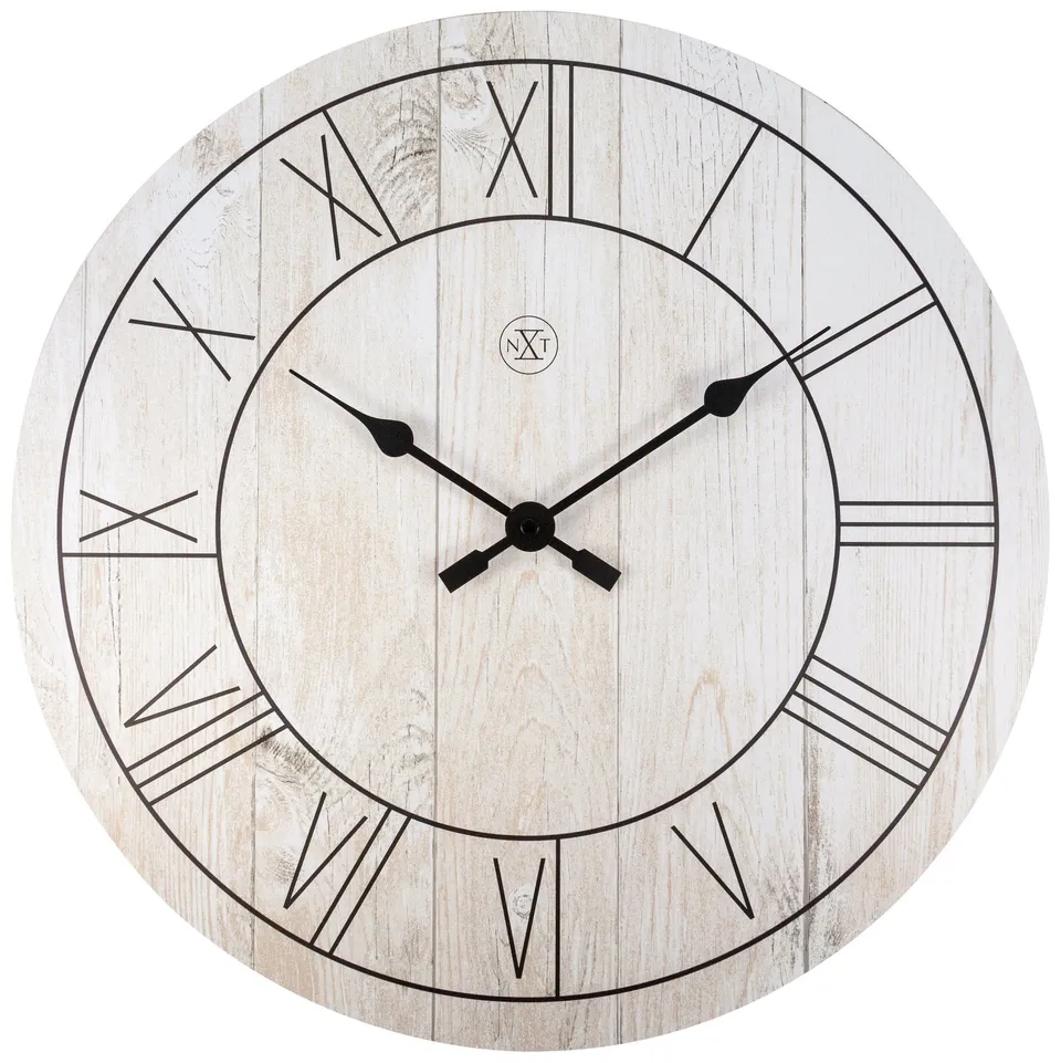 nextime-paul-wanduhr-40-cm-holz-analog image 1