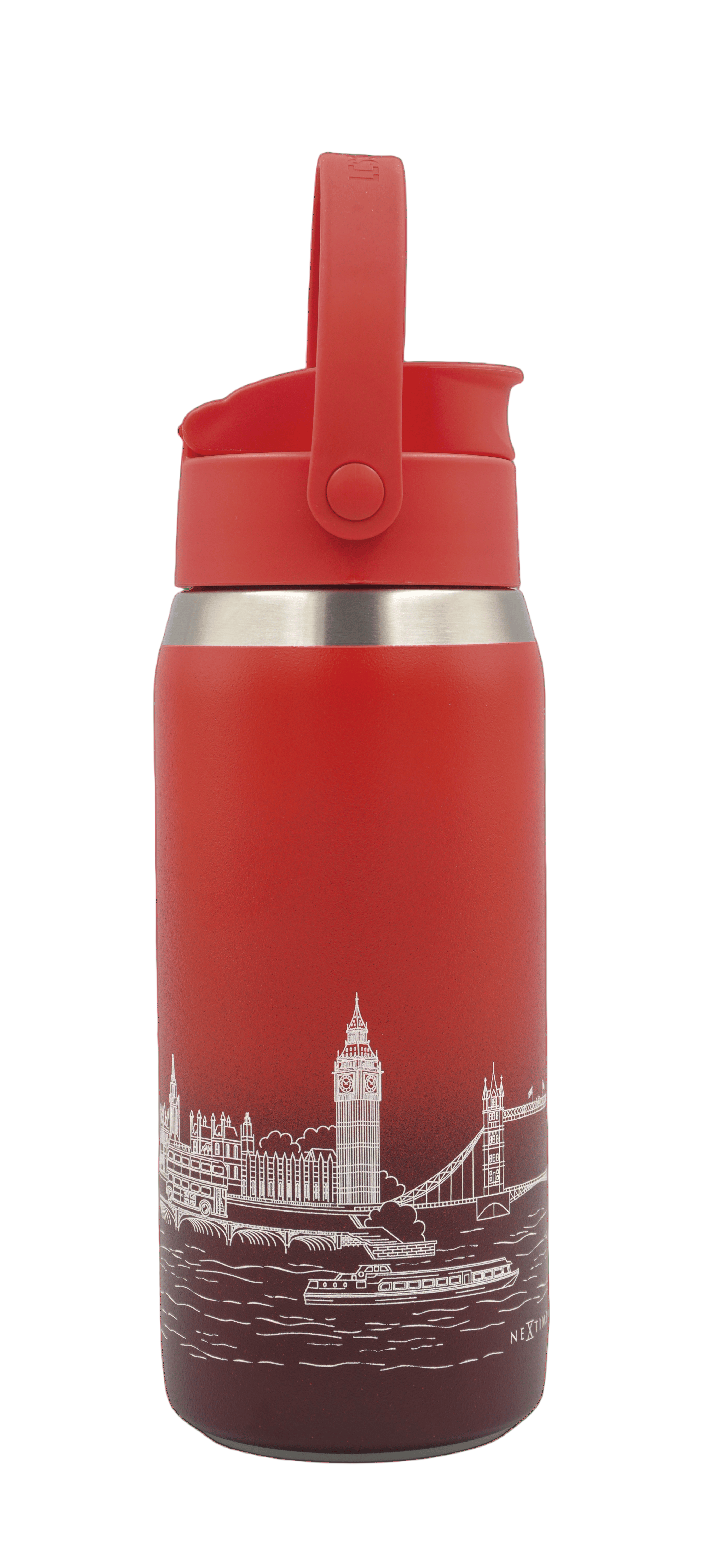 nextime-skyline-bottle-london-355-473-710-ml-royal-red-isolierflasche-edelstahl image 7